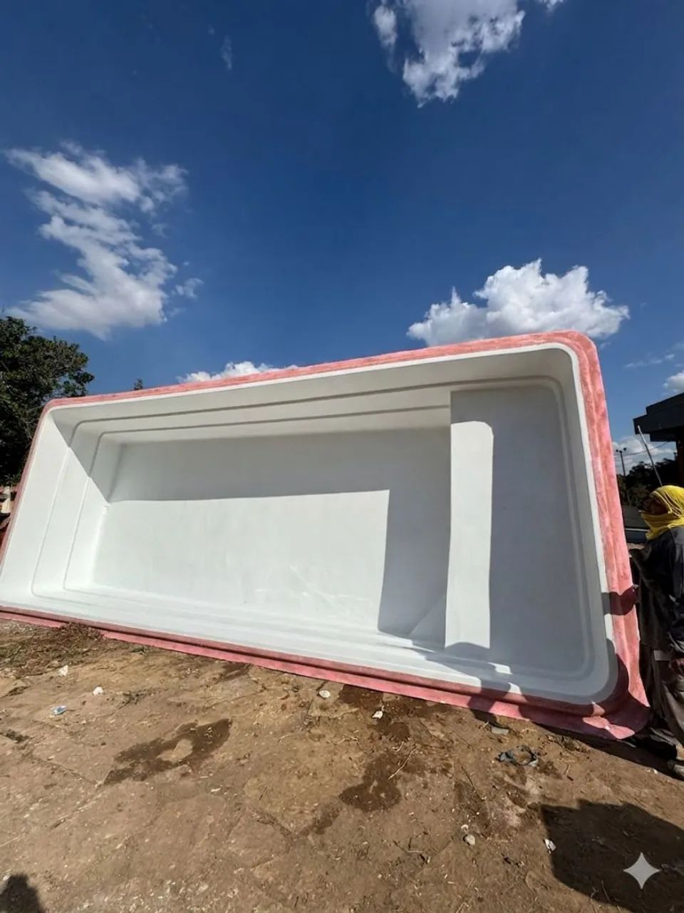 Piscina 8 mts c prainha 