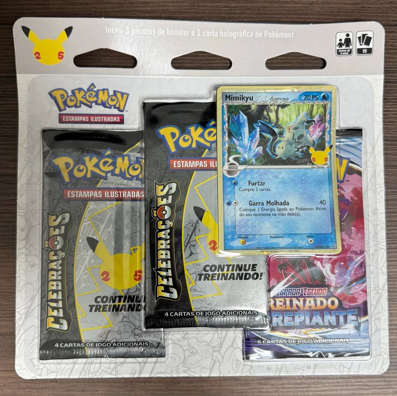 Blister Triplo - Celebrações - Mimikyu Delta