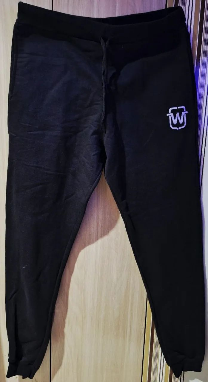 calça moletom wooks preta 