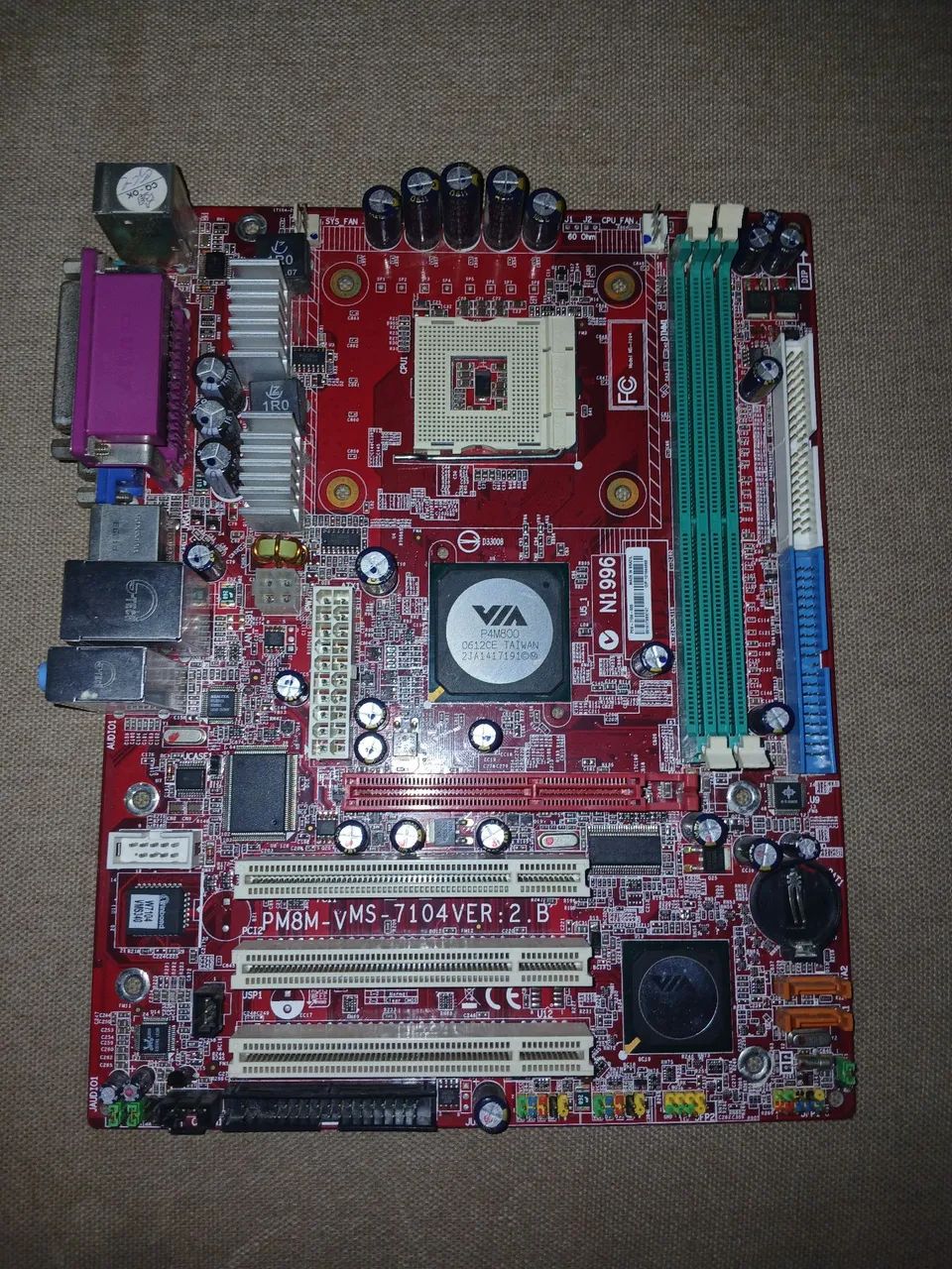 Placa Mãe MSI PM8M-V MS-7104 Socket 478 (Com Espelho)
