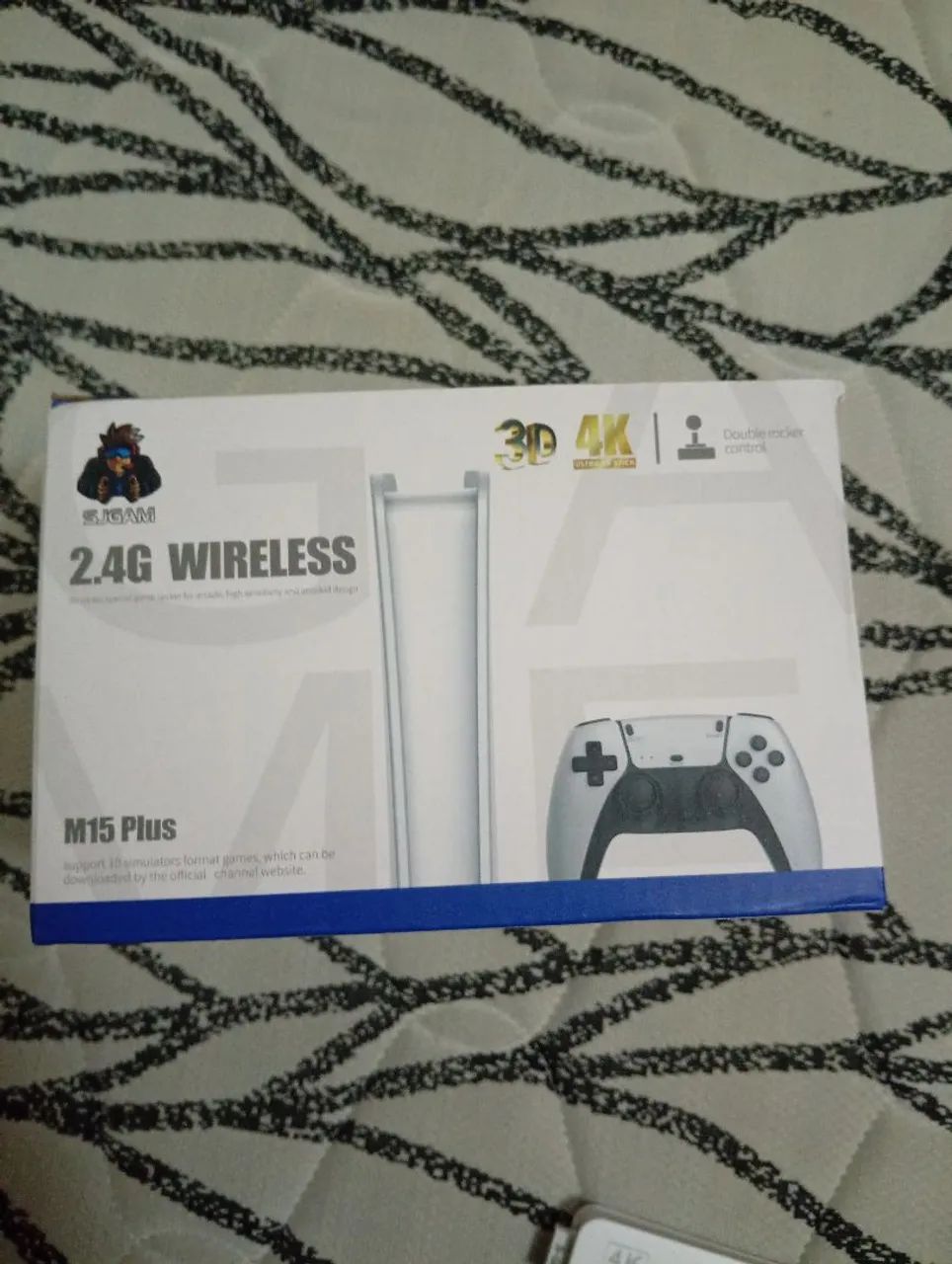 Game stick 2.4G wireless branco - Foto 5