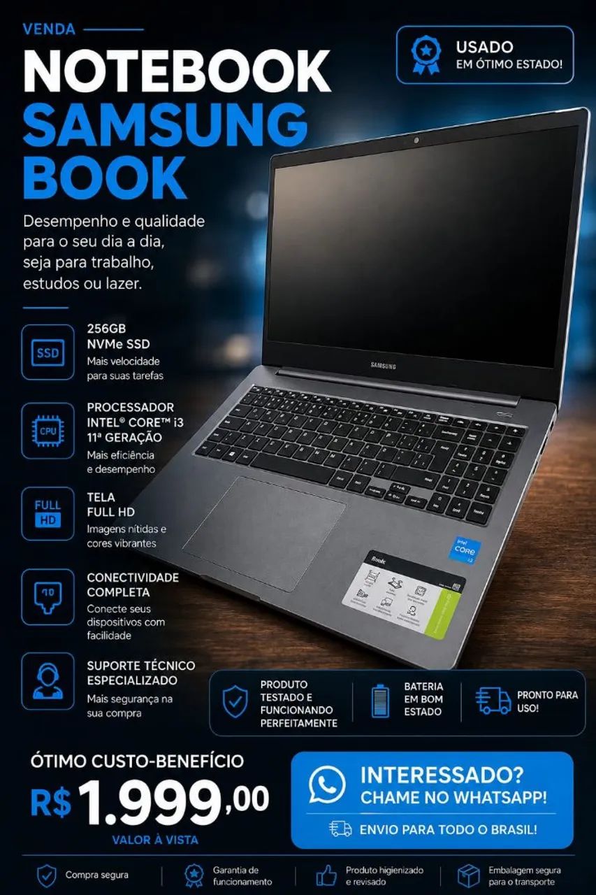 Notebook Samsung 