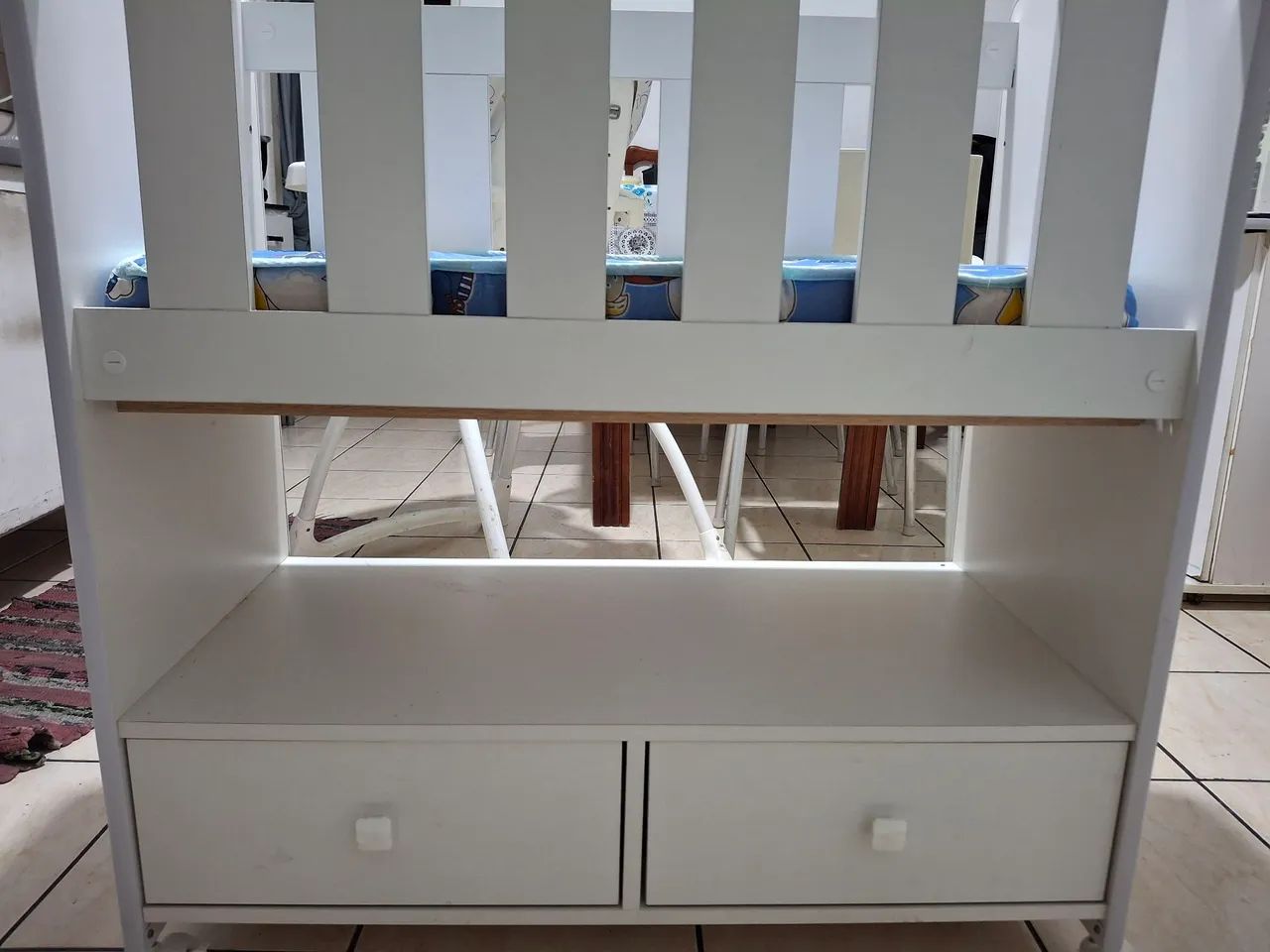 Mini Berço Moisés Com 02 Gavetas E com Colchão 