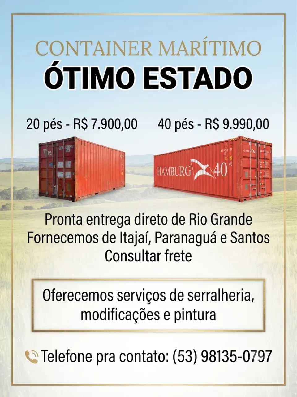 CONTAINER ÓTIMO ESTADO 