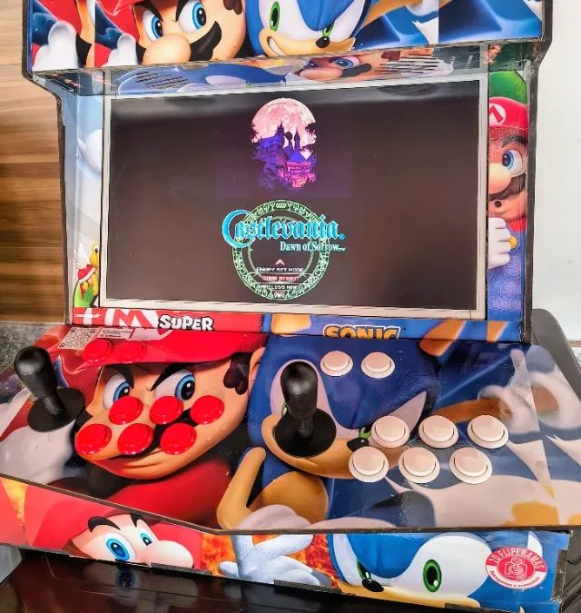 MAQUINA DE FLIPERAMA ARCADE 19 POLEGADAS COM MAIS DE 38 MIL JOGOS-TOP DEMAIS-OPORTUNIDADE - Foto 3
