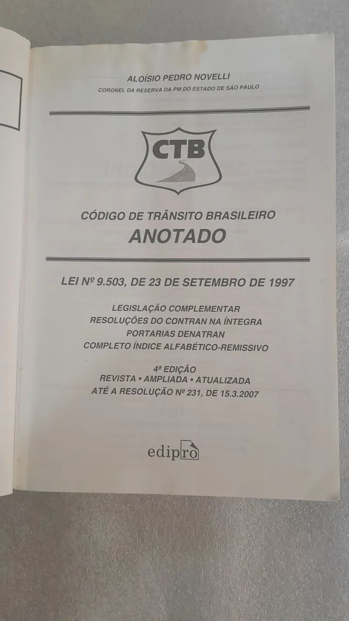"CÓDIGO DE TRÂNSITO BRASILEIRO ANOTADO" - Foto 2