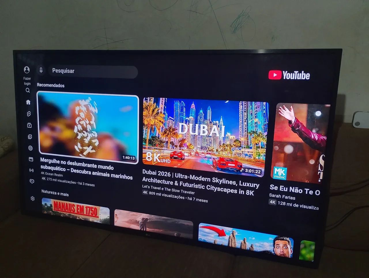 Smartv 55" LG 4K UHD Modelo Novo - Foto 3