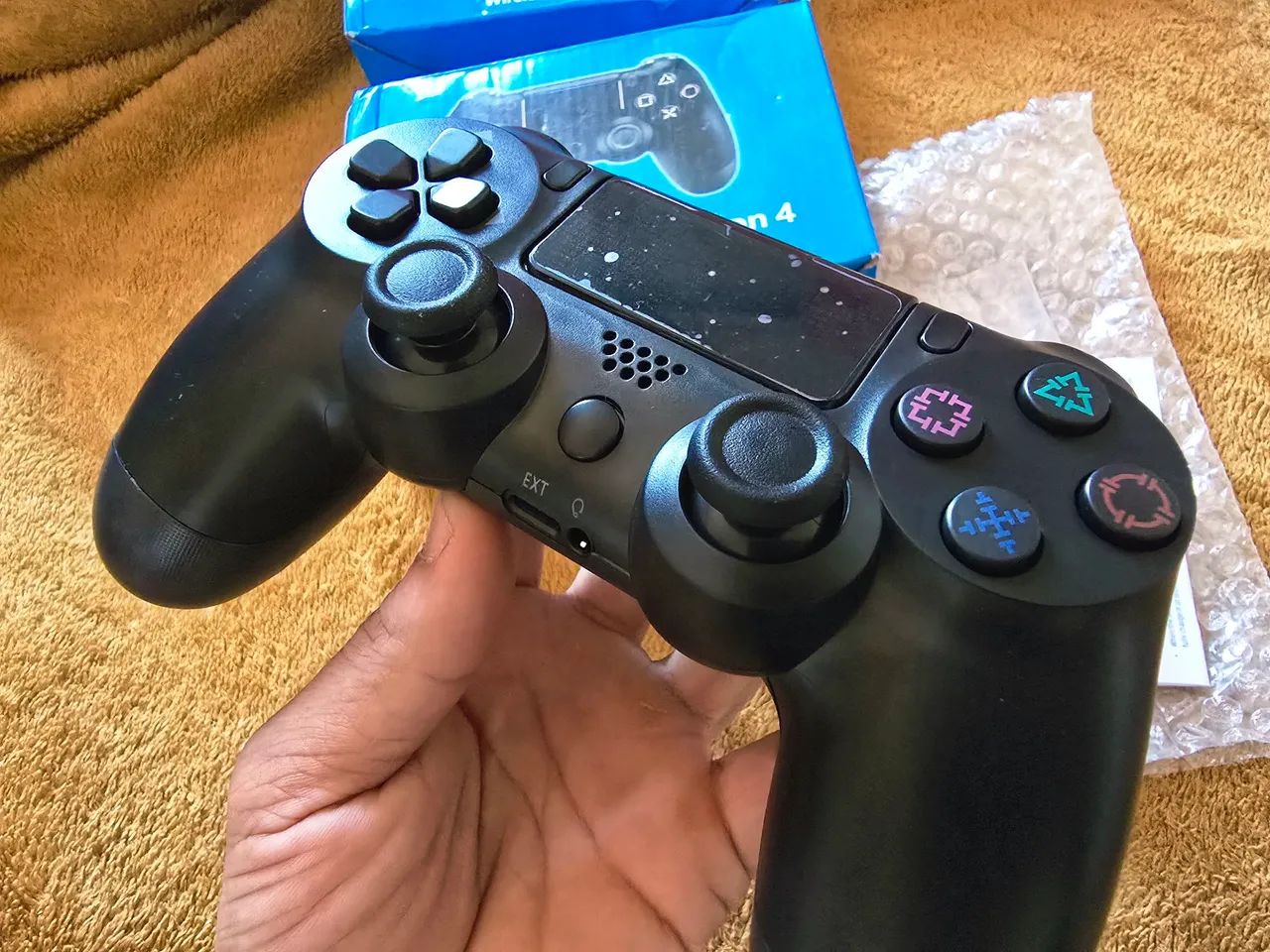 Controle Bluetooth recarregável para PS4 e outros