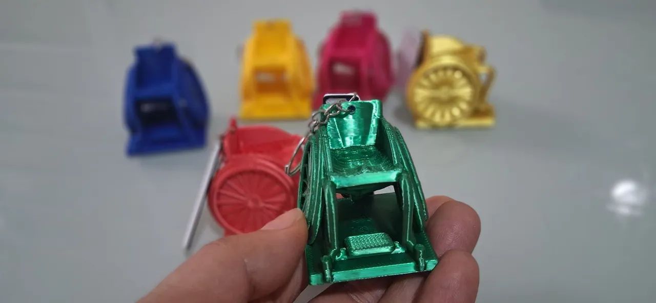 Chaveiro de Cadeira de Roda, diversas cores - Foto 4