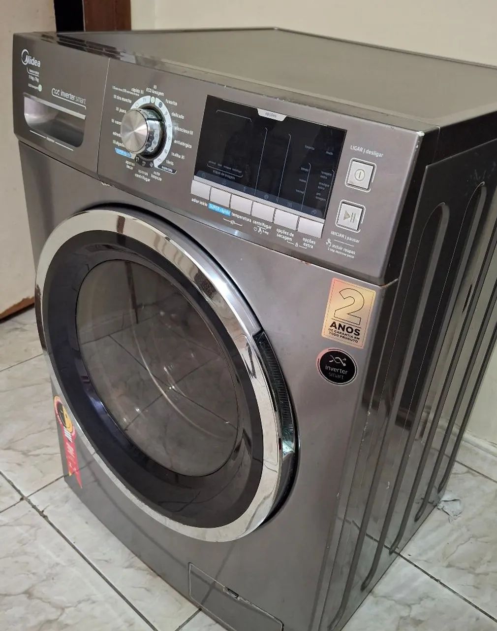 Máquina lava e secar inverter mideia 11kg  - Foto 2