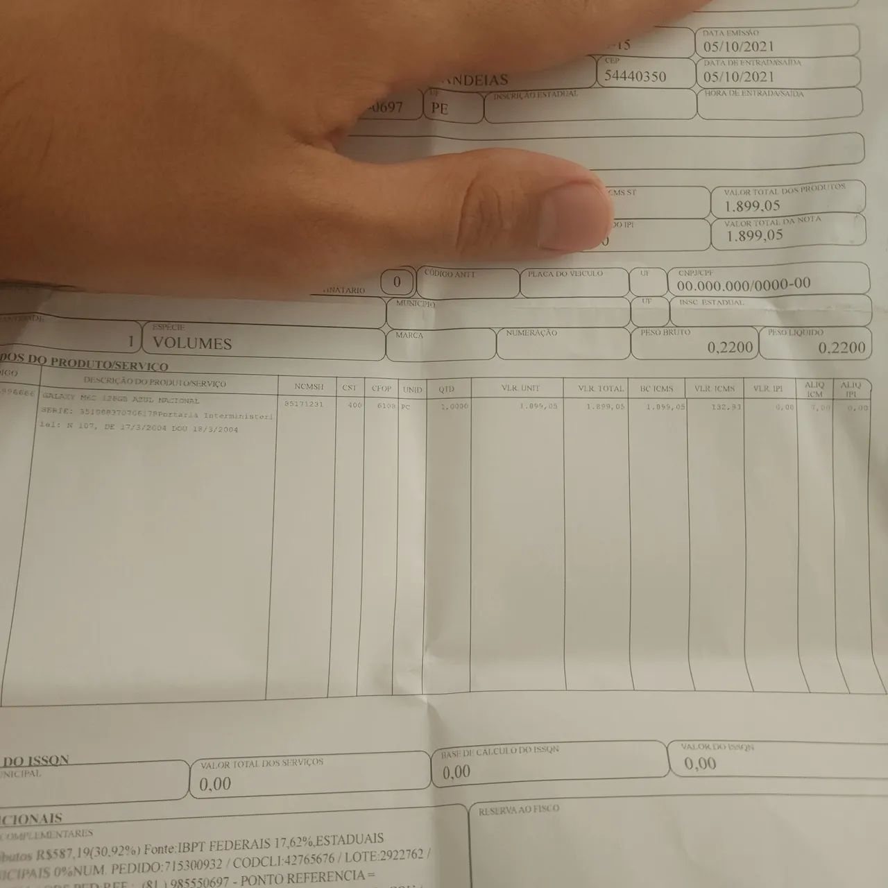 Samsung M62 com defeito na carga - Foto 5