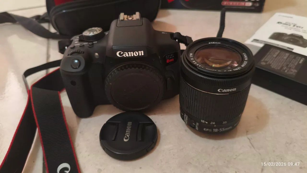Câmera profissional Completa Canon T6i pouquíssimo usada. - Foto 4