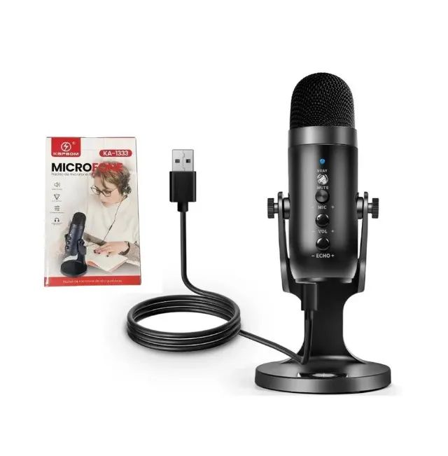 Microfone Condensador USB Profissional Kapbom