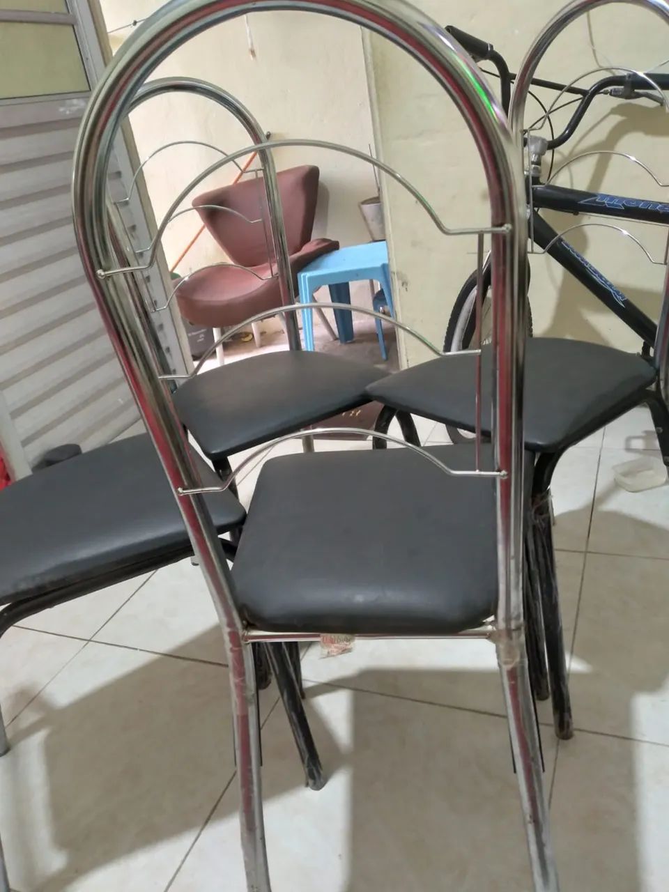 CADEIRA SALA DE JNATAR AÇO - Foto 5