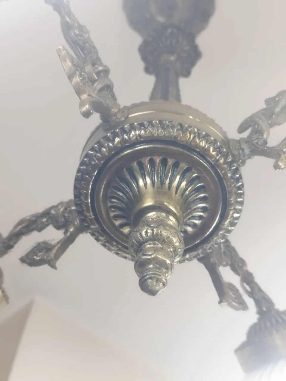 Abajur e luminária de bronze  - Foto 4