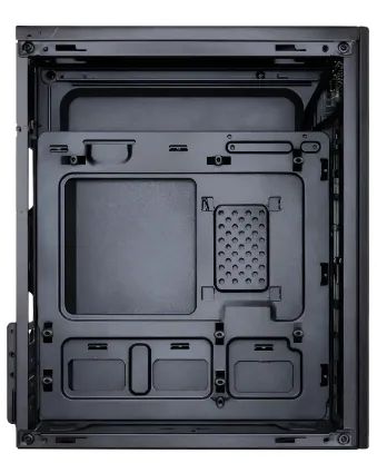Gabinete Office Megabyte Micro-atx Usb Frontal Sem Fans Preto - Foto 2