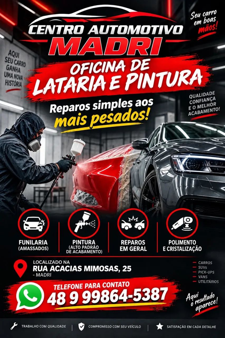 Oficina de lataria e pintura 