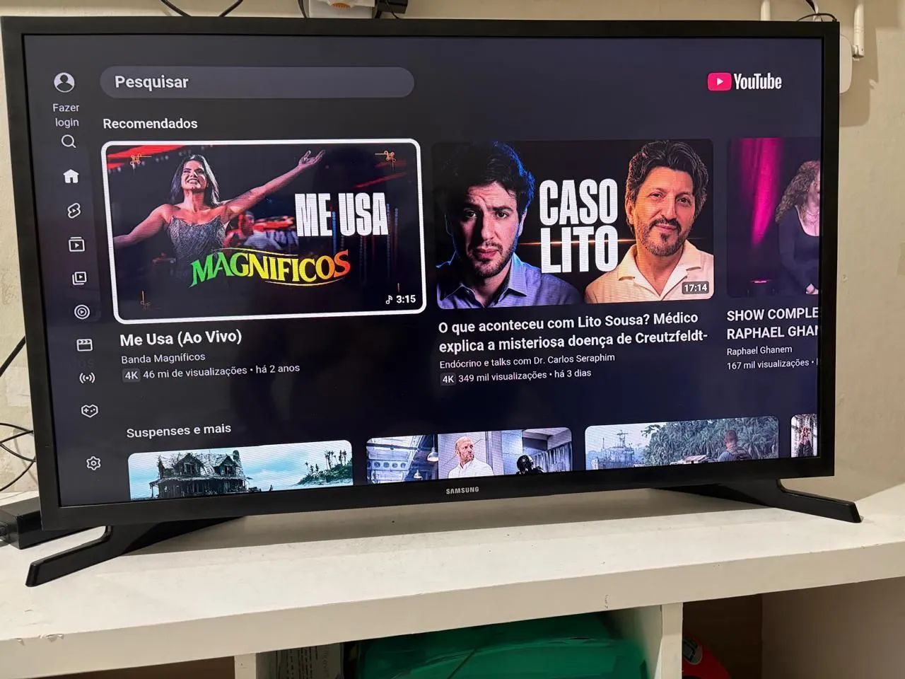 TV SANSUNG 32 POLEGADAS POR 620,00 APENAS DINHEIRO OU PIX 