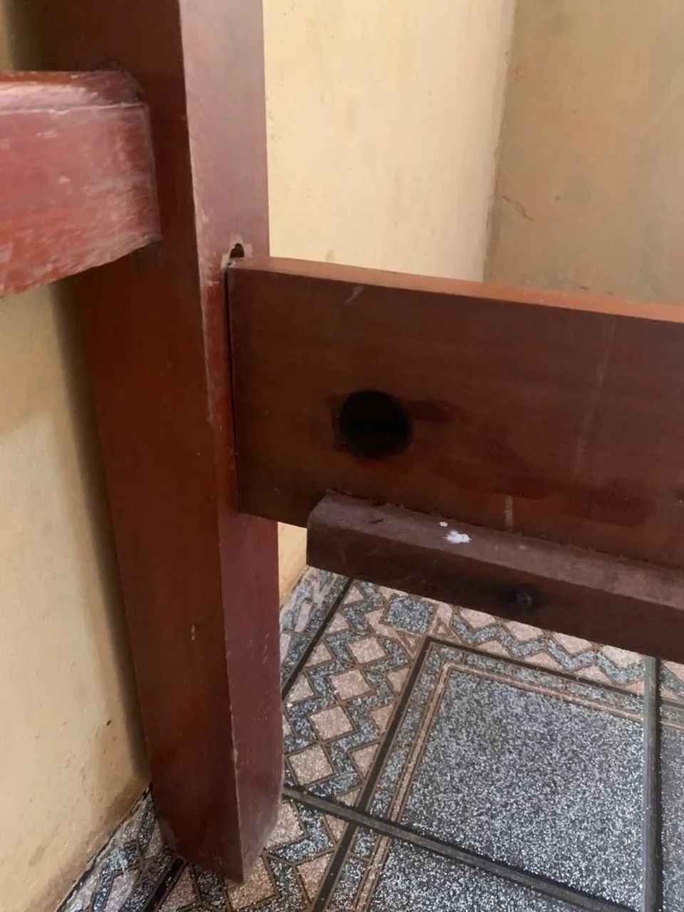 Estrutura de cama de madeira de solteiro e casal  - Foto 3