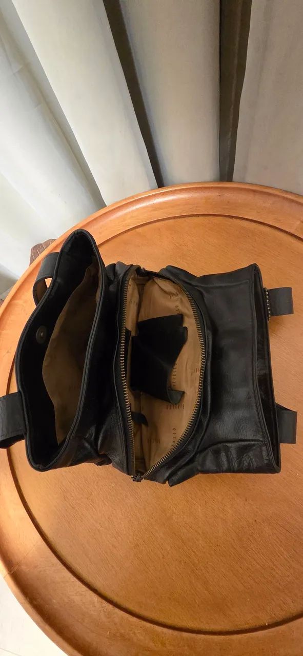 bolsa de couro legitimo birello - Foto 5