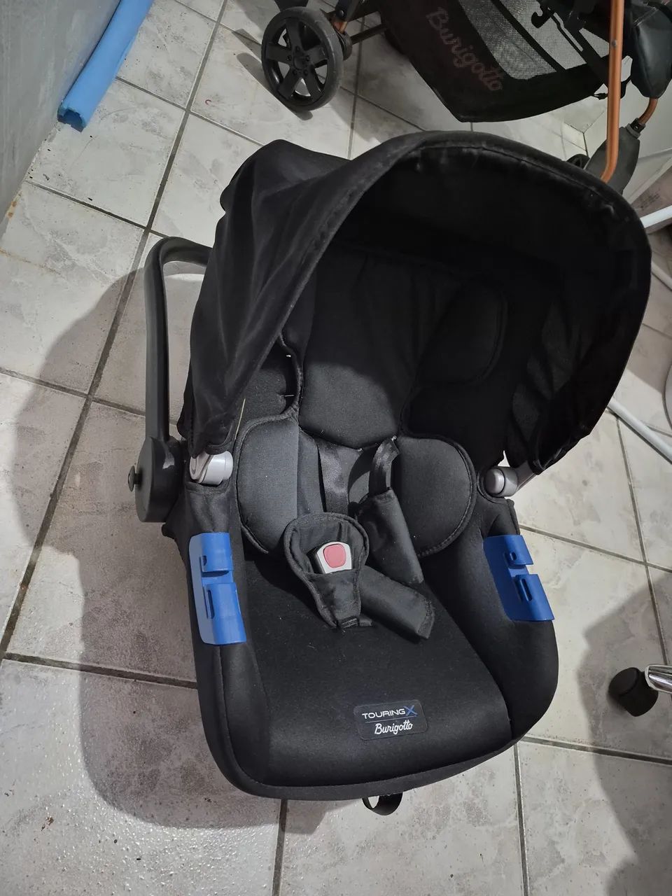 Carrinho de bebê com bebê conforto - Burigotto  - Foto 3