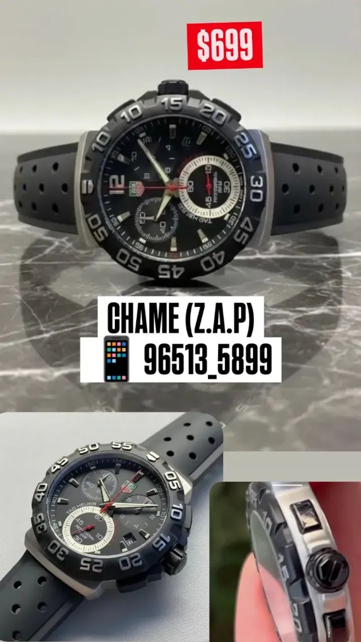 Relógio TAG HEUER FORMULA 1 PROFESSIONAl  _ MULTIFUNCIONAL  - Foto 2