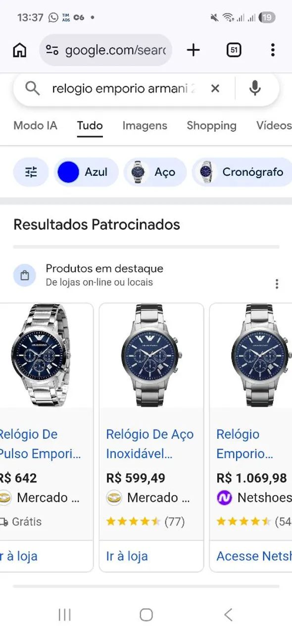 Relógio Empório Armani  - Foto 5