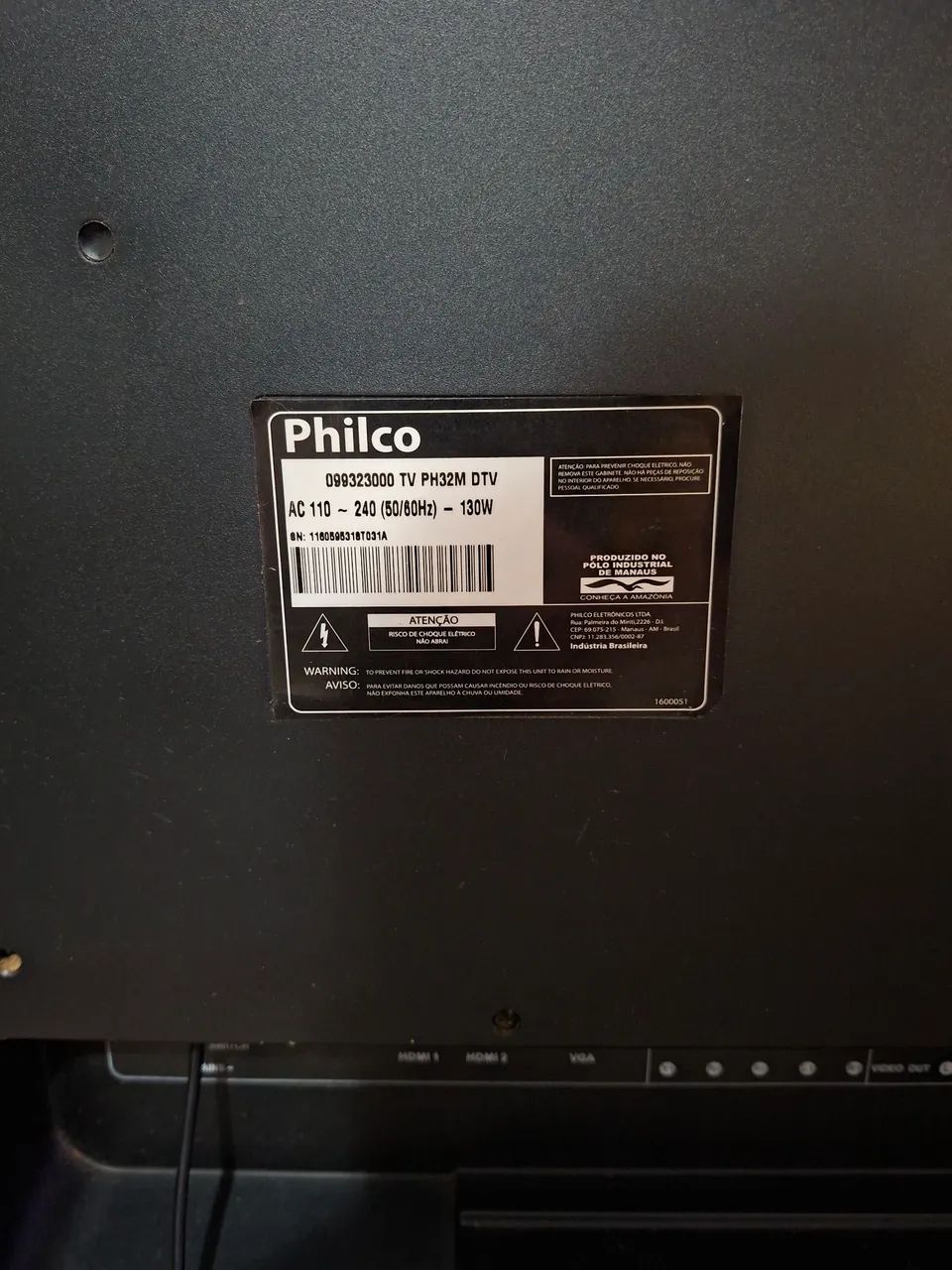 TV Philco 32" PH32M DTV LED Excelente - 400 - Foto 2