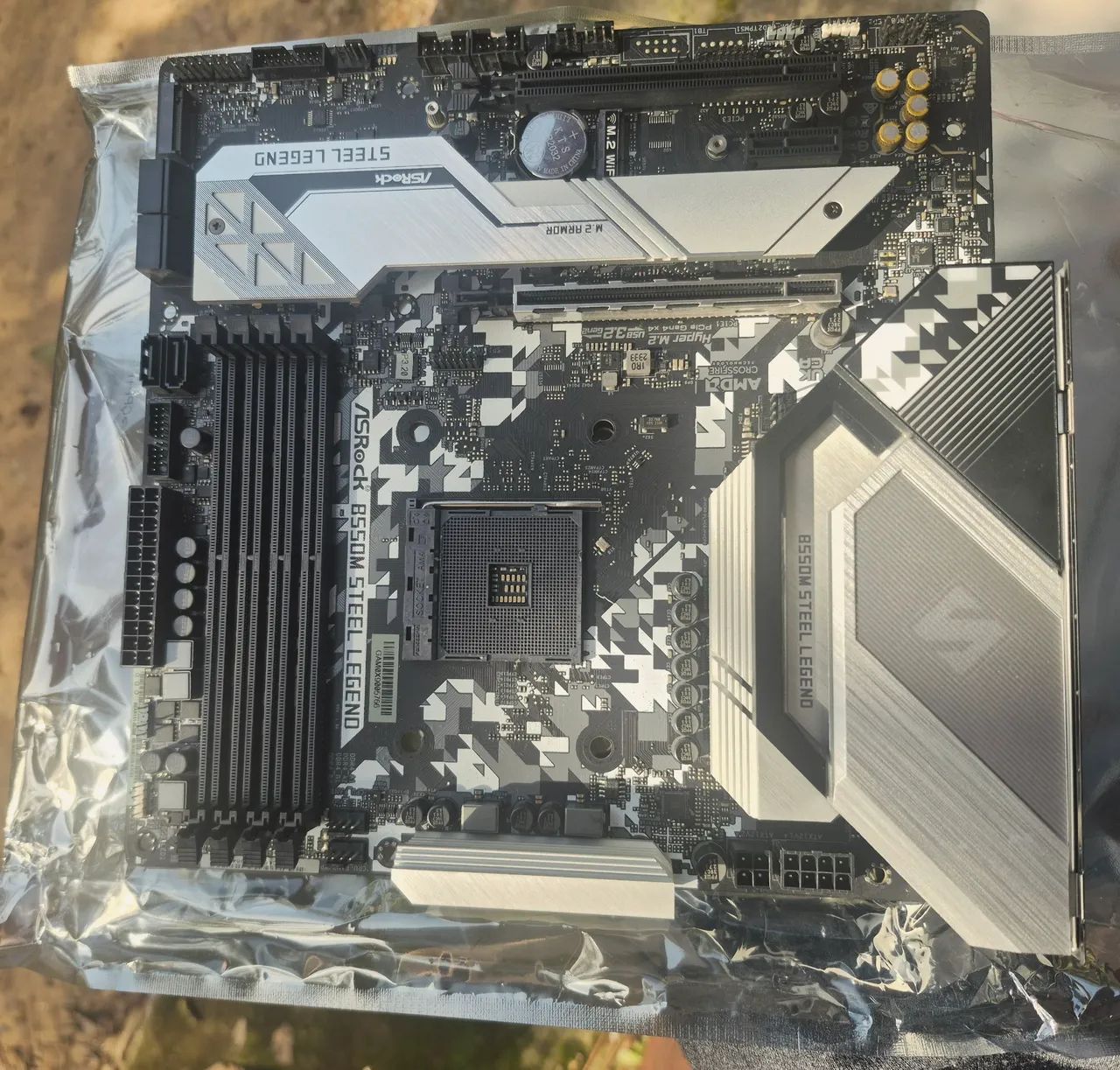 AsRock B550m STEEL LEGEND ( COM PROBLEMA E NÃO SEI QUAL) - Foto 5