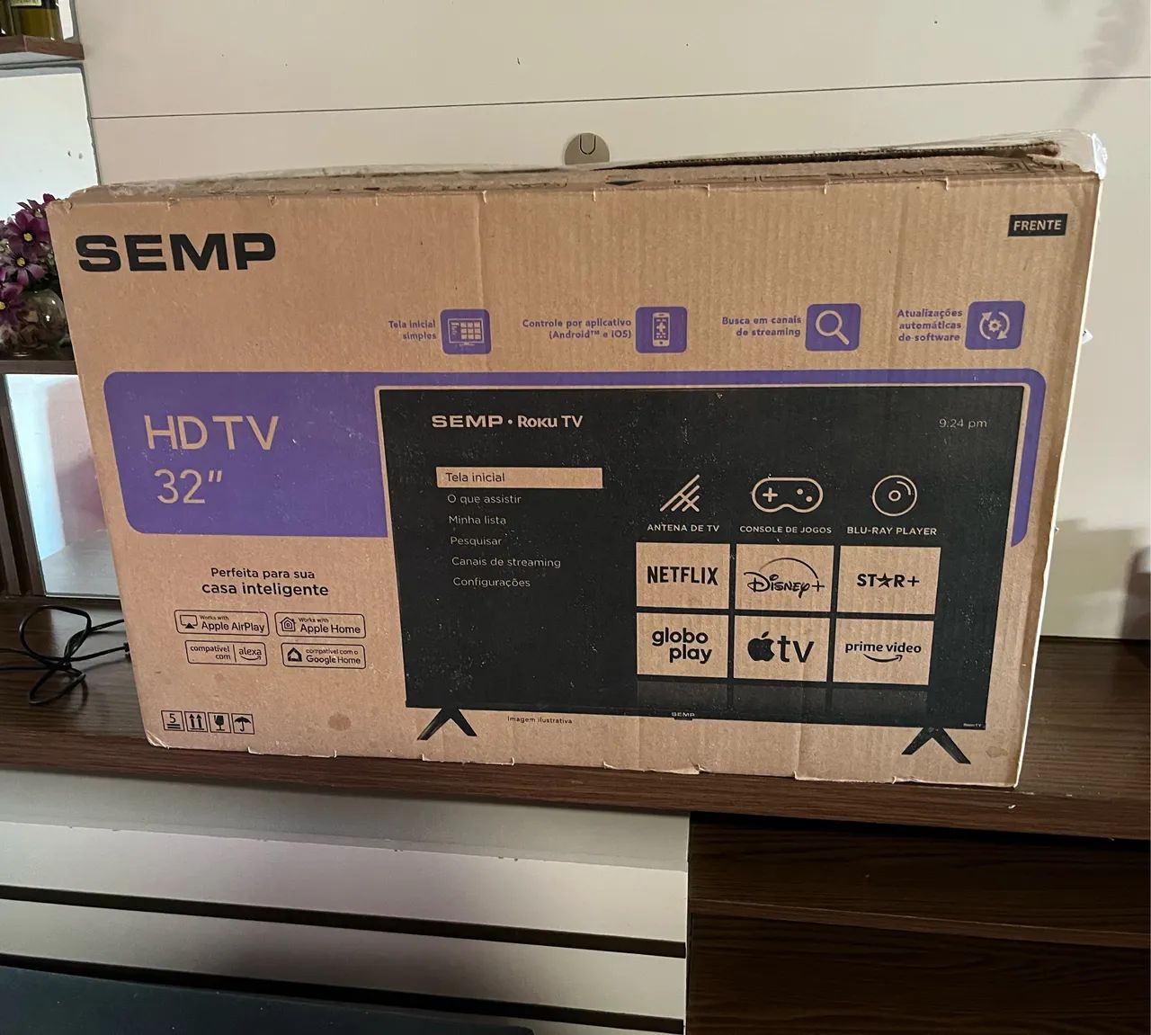 Tv semp 32 polegadas,semi nova,5 meses de uso e com nota fiscal - Foto 3