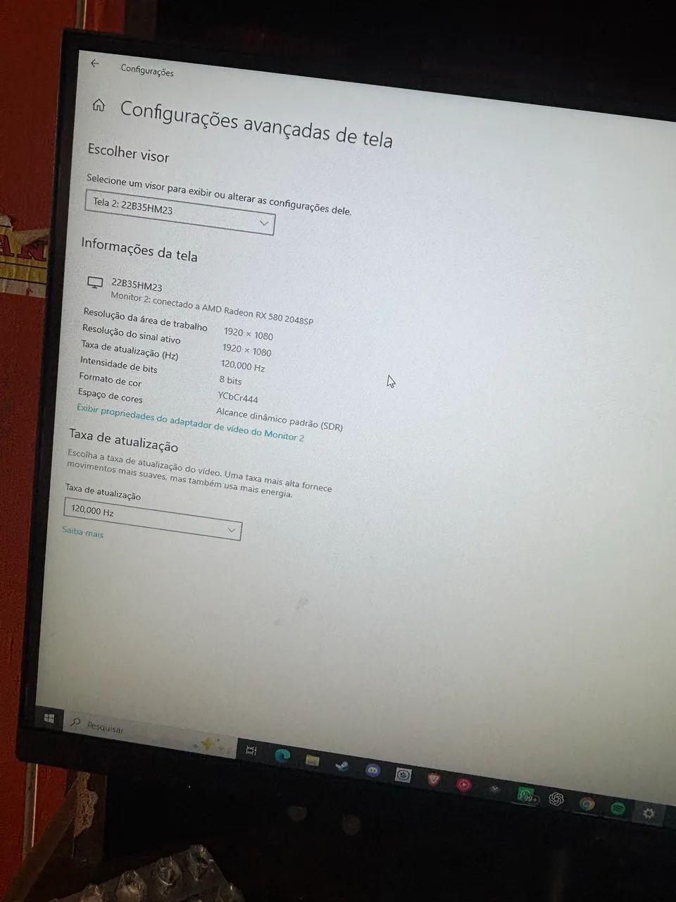 Monitor 120Hz 22 polegada - Foto 3