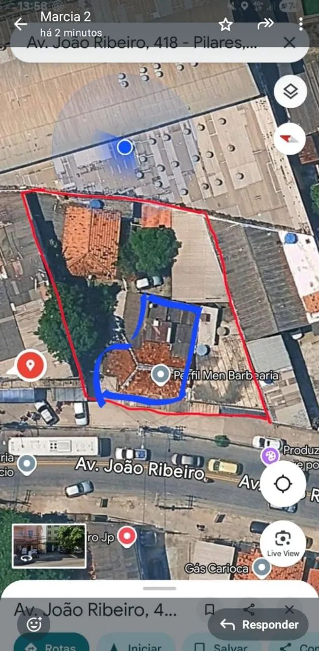 TERRENO COM LOJAS E CASAS