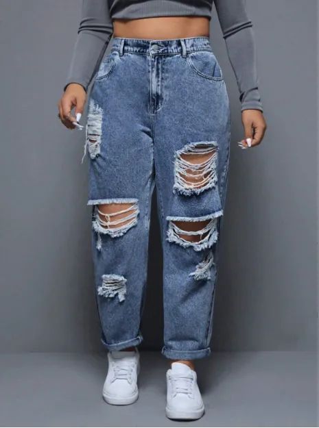Calça Jeans Denim Plus Size