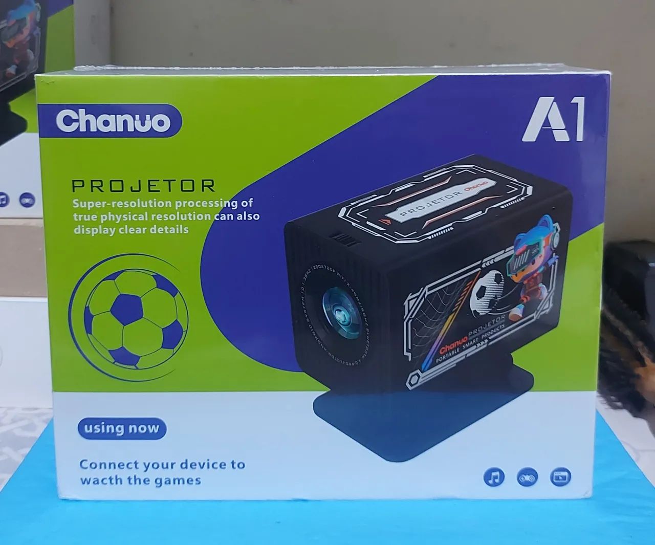 Projetor Chanuo A1 Android novos  - Foto 2