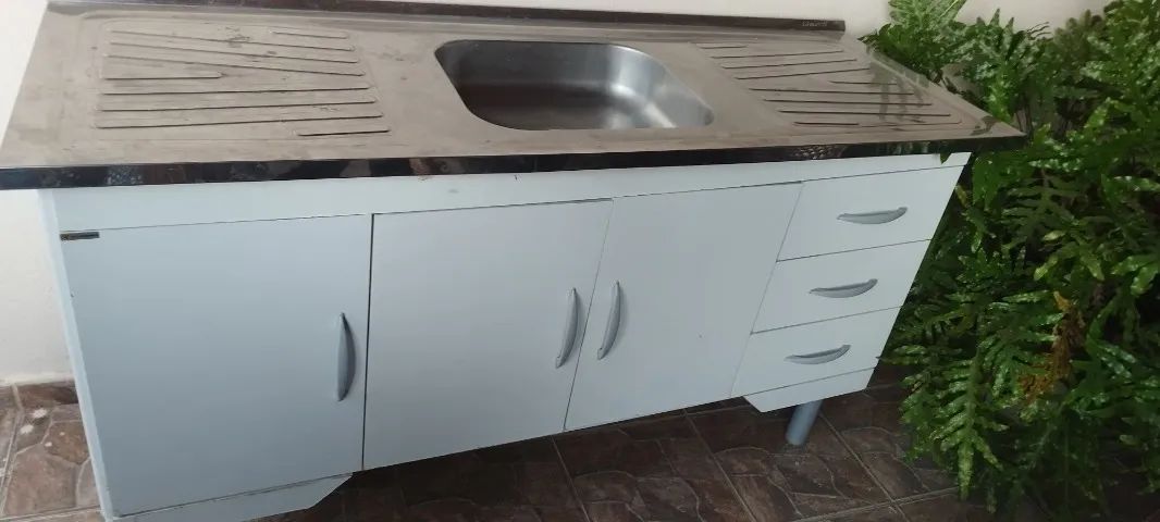 Pia de cozinha com gabinete  - Foto 3