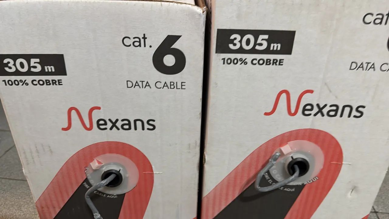 Cabo de rede cat6 e Cat5e  - Foto 2