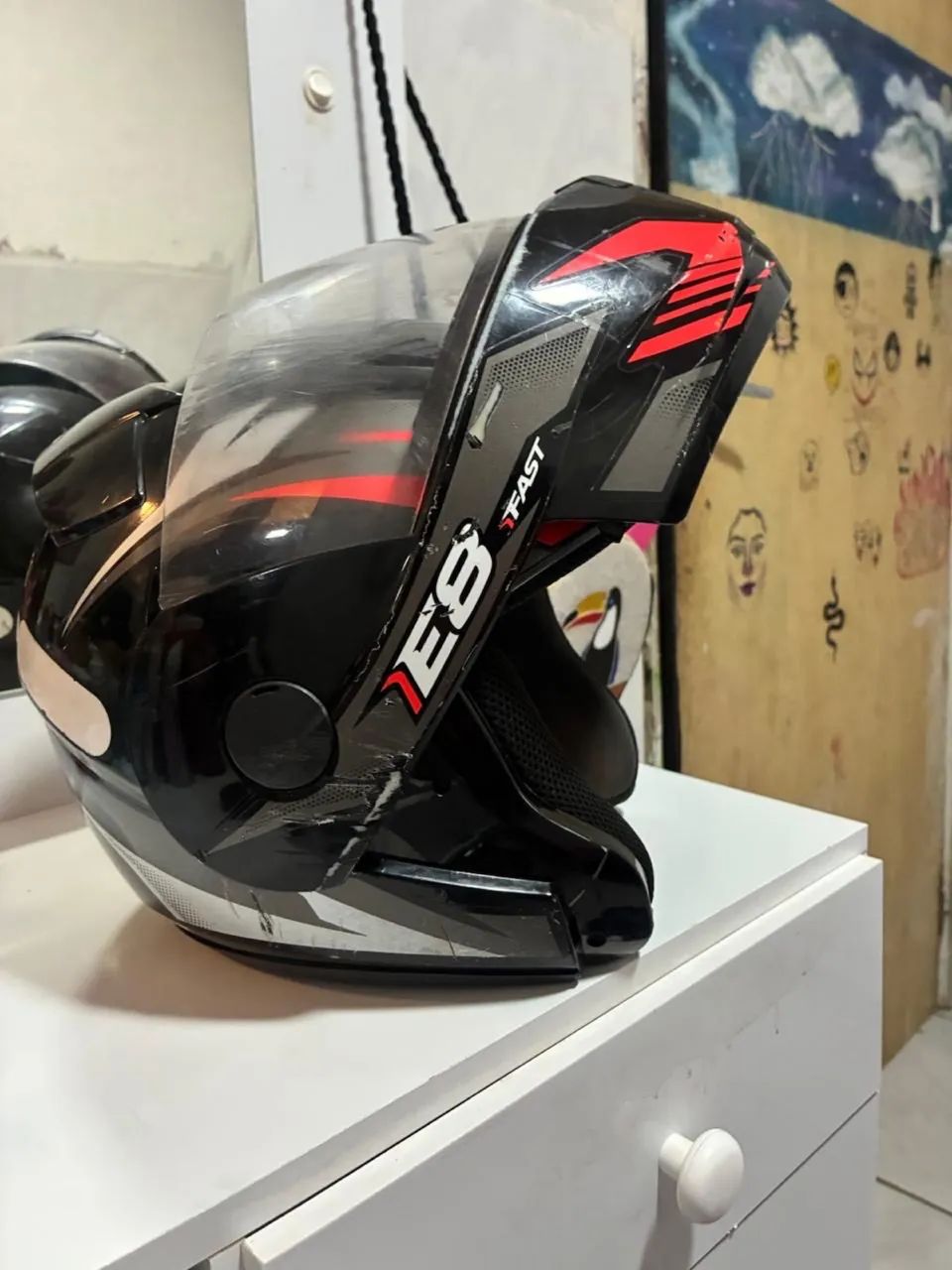 capacete articulado EBF E8 Fast - Foto 3
