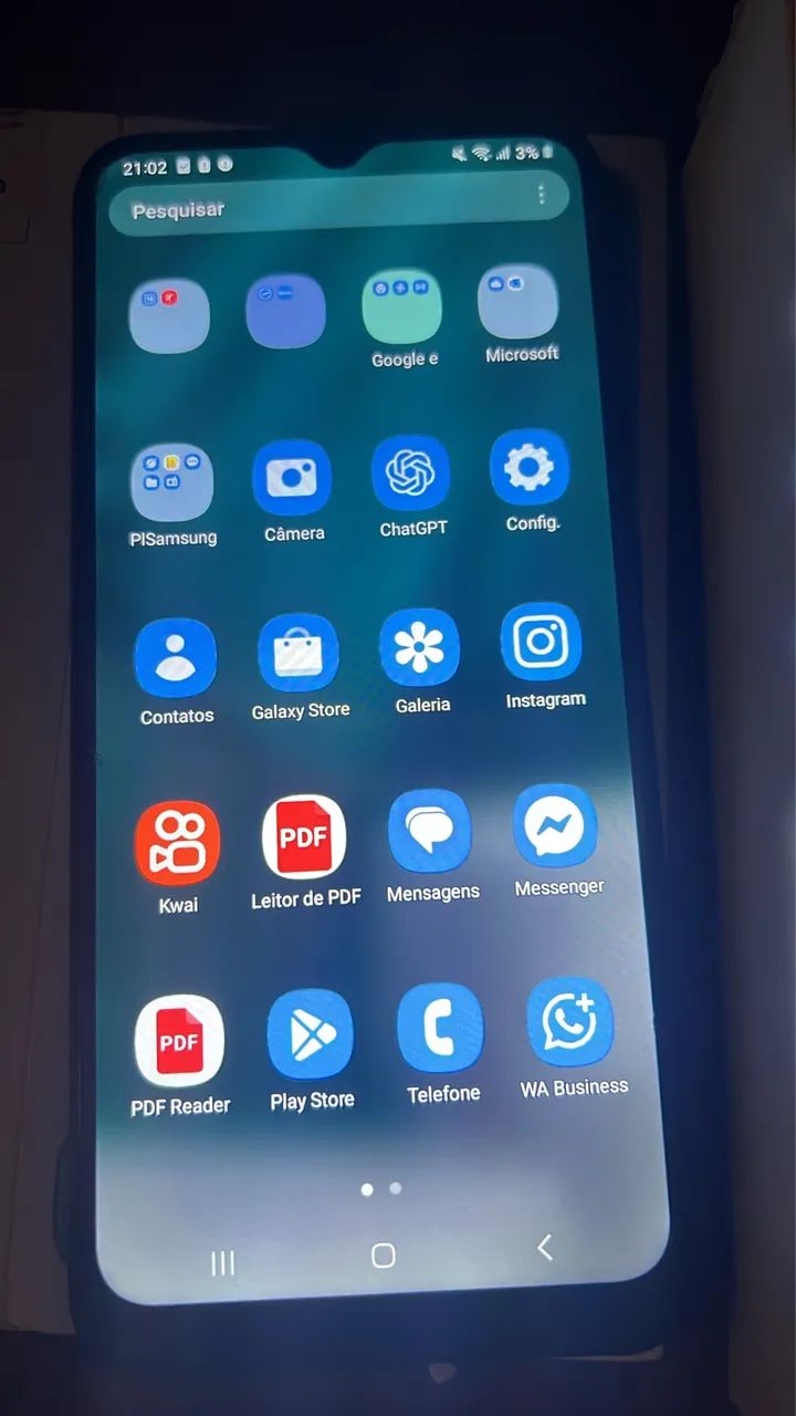 Samsung Galaxy A02 na cor preta. - Foto 3