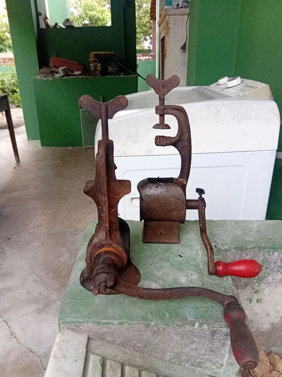 Moedor antigo de carne 
