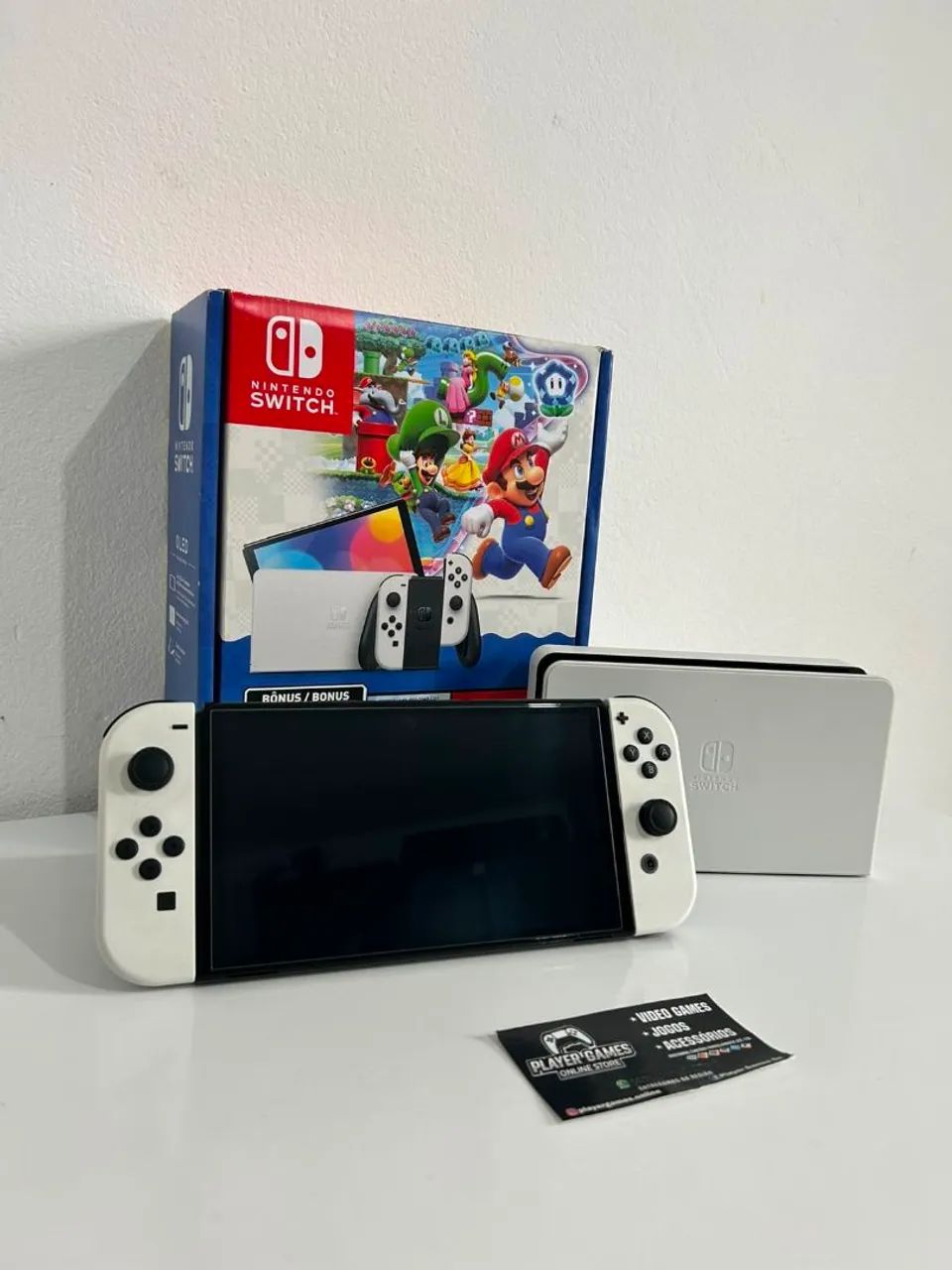 Nintendo Switch OLED Desbloqueado Completo!! (Aceito Cartão)