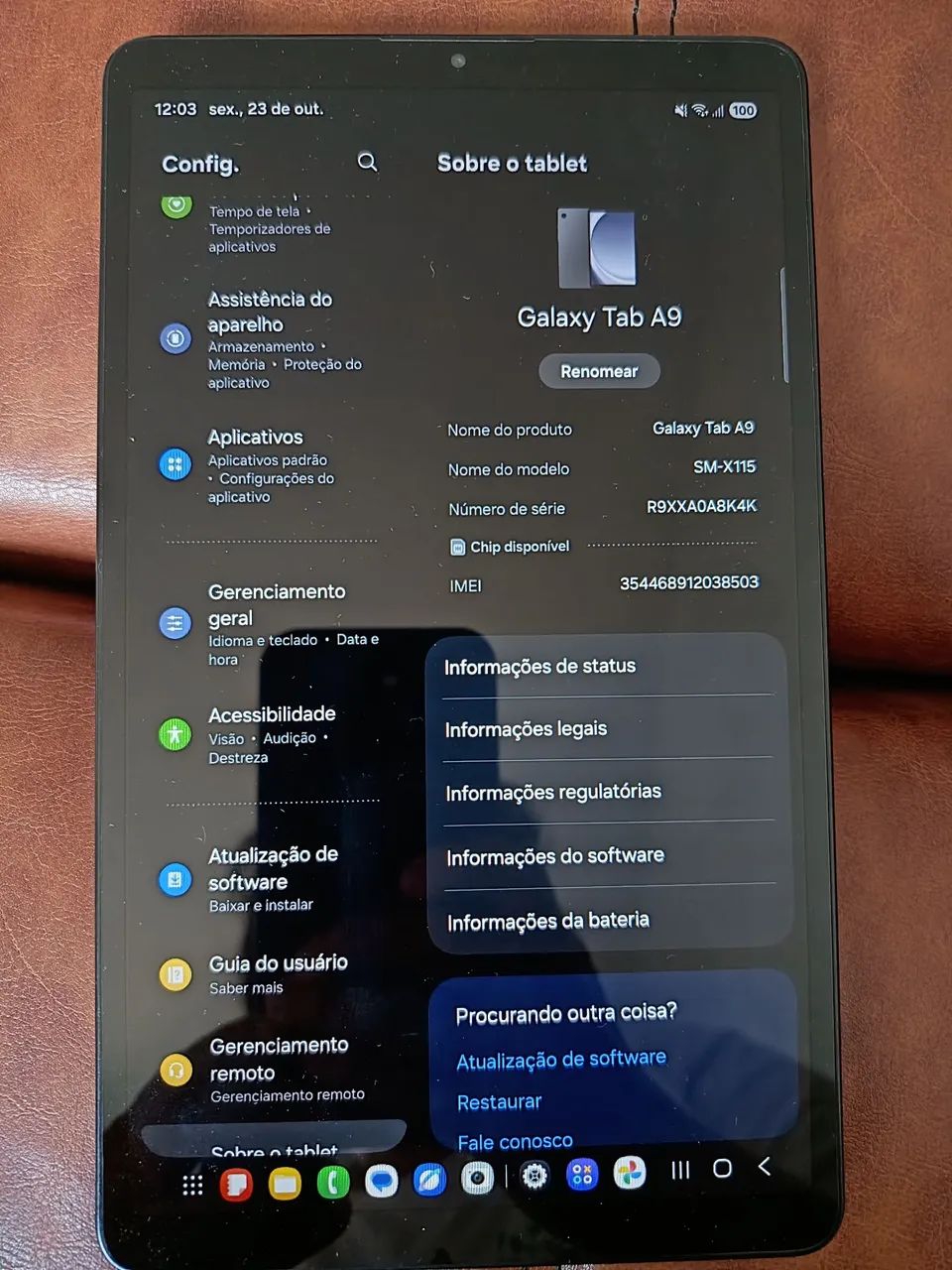 Tablet Galaxy Tab A9