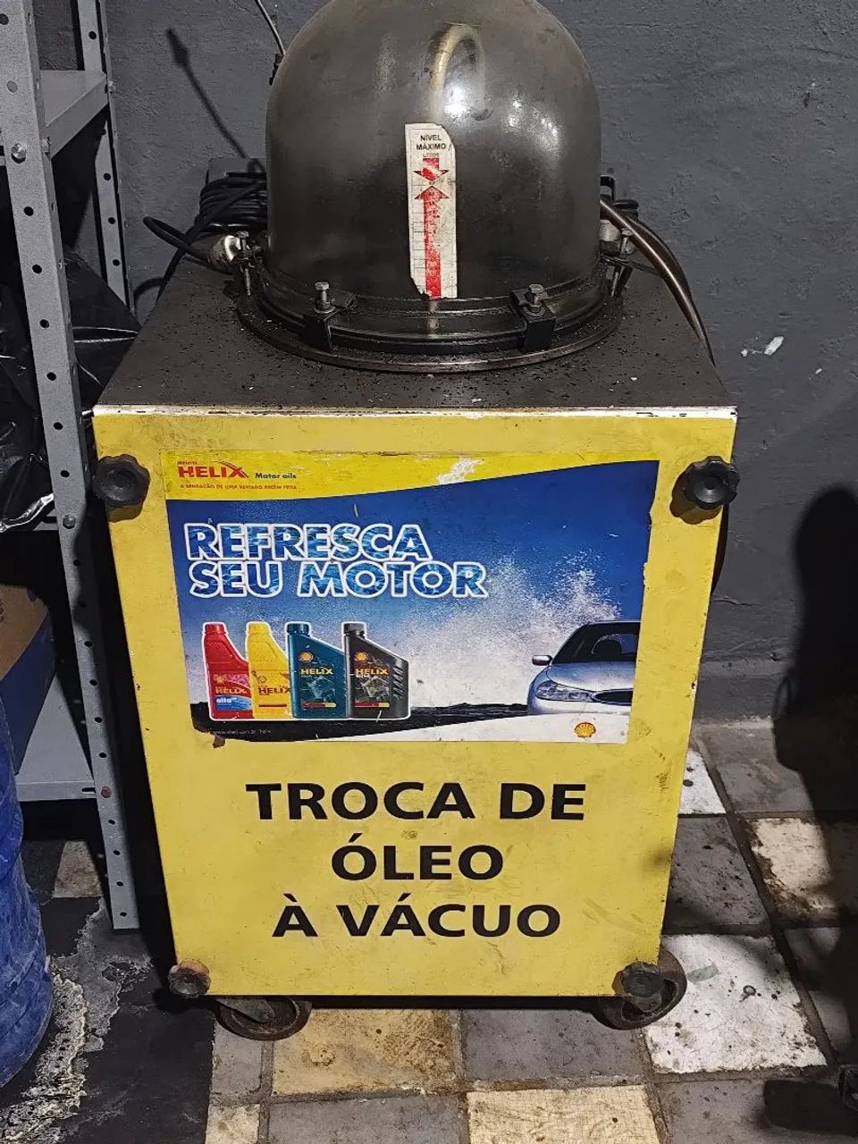 Coletor de olé de carro e moto