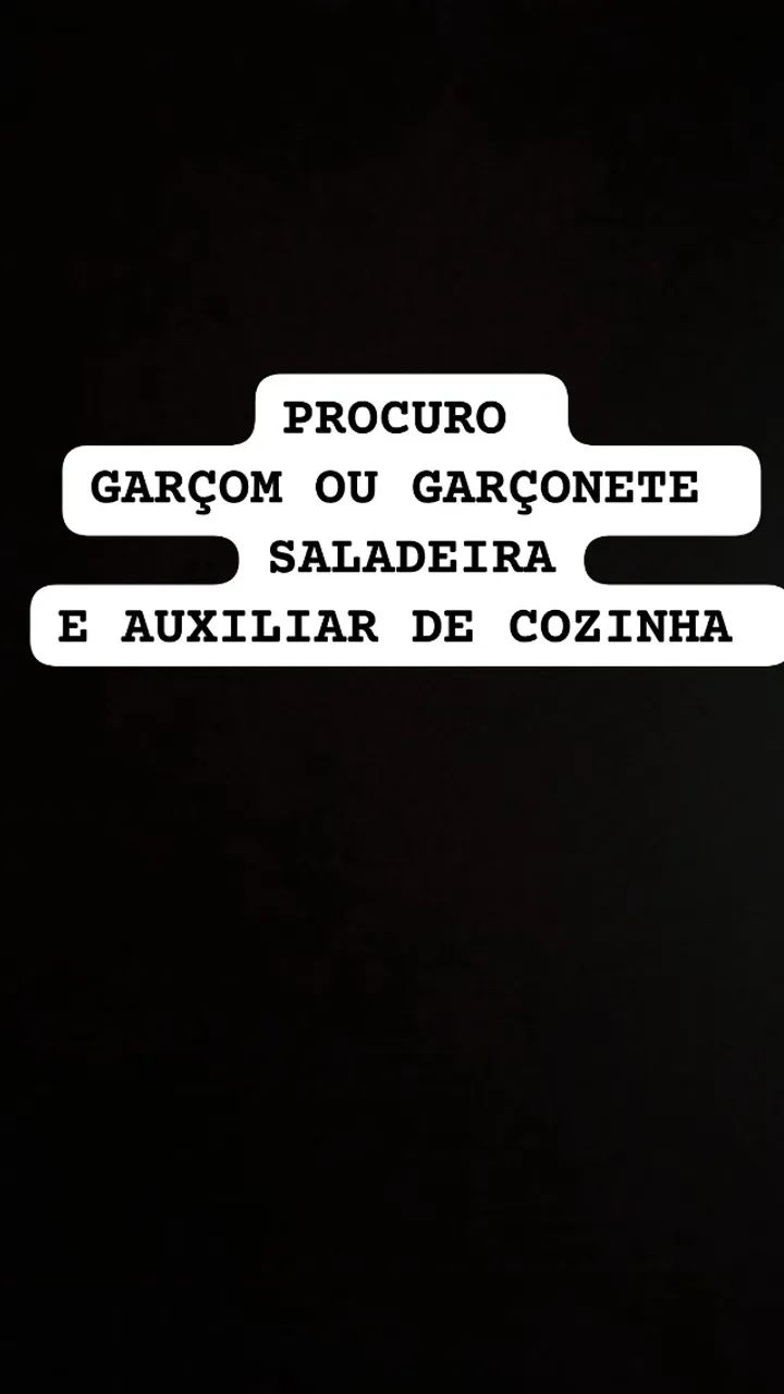 VAGA DE EMPREGO 