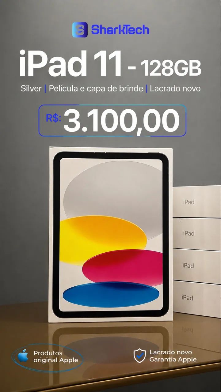ipad 11 | novo 128GB 