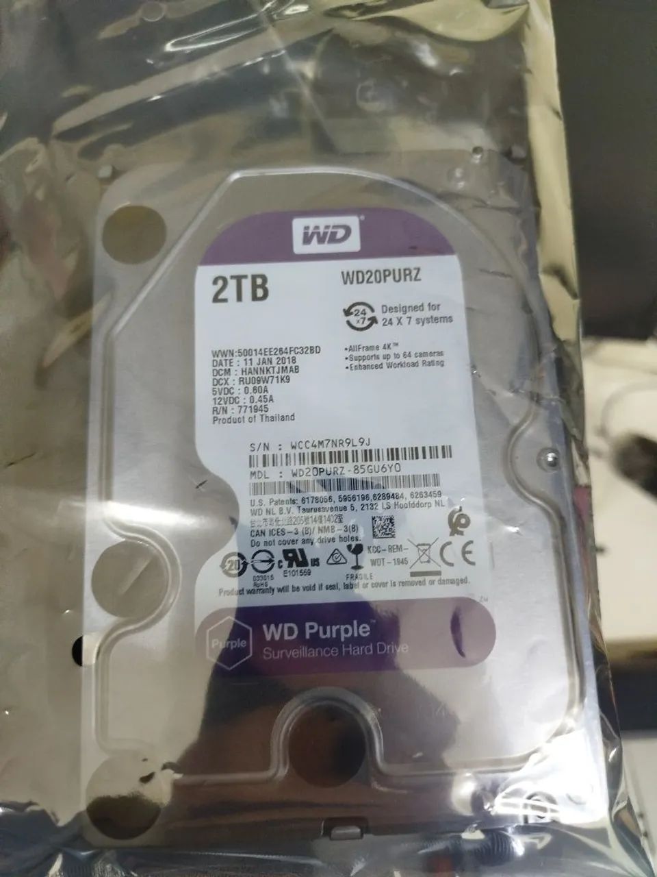 HD WD 2 Terabyte 