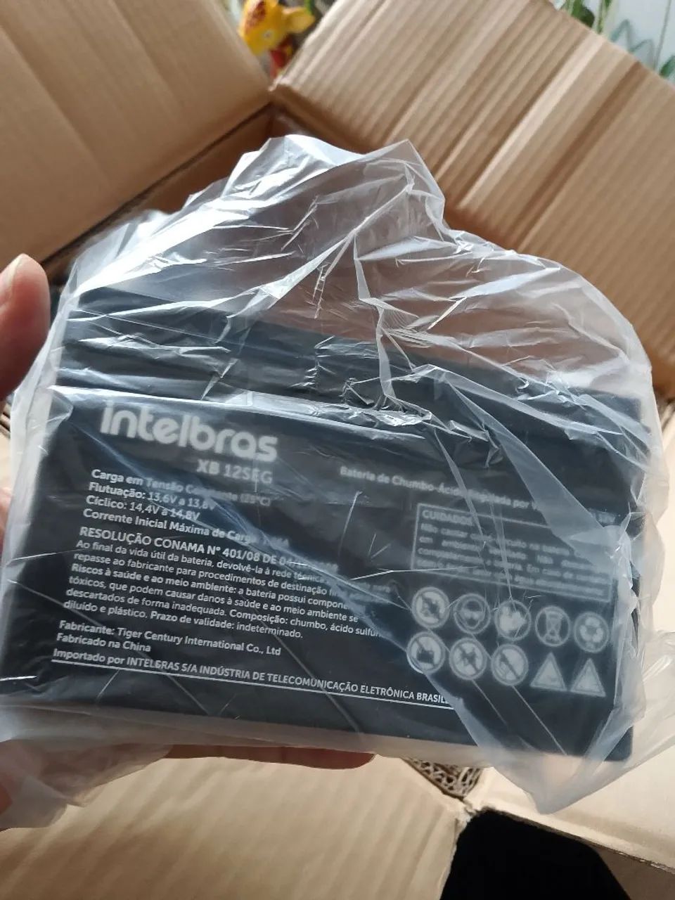 Bateria 12v nova original Intelbras - Foto 2