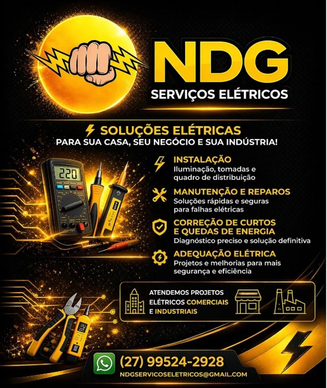 SERVIÇOS ELETRICOS 24H