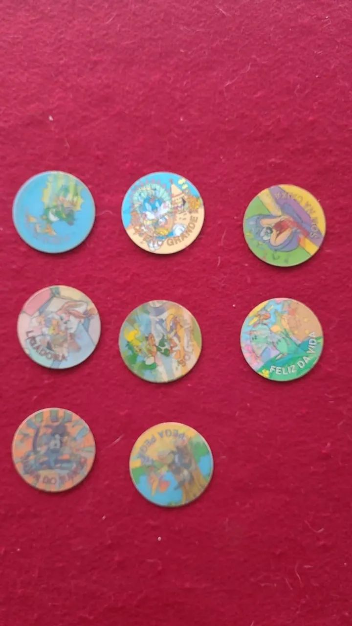 Lote com 17 Tazos Tiny Toon Elma Chips - Foto 2