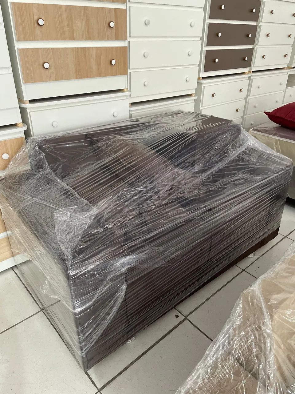 Sofá 2 Lugares e Puff (Entrega Grátis) - Foto 2