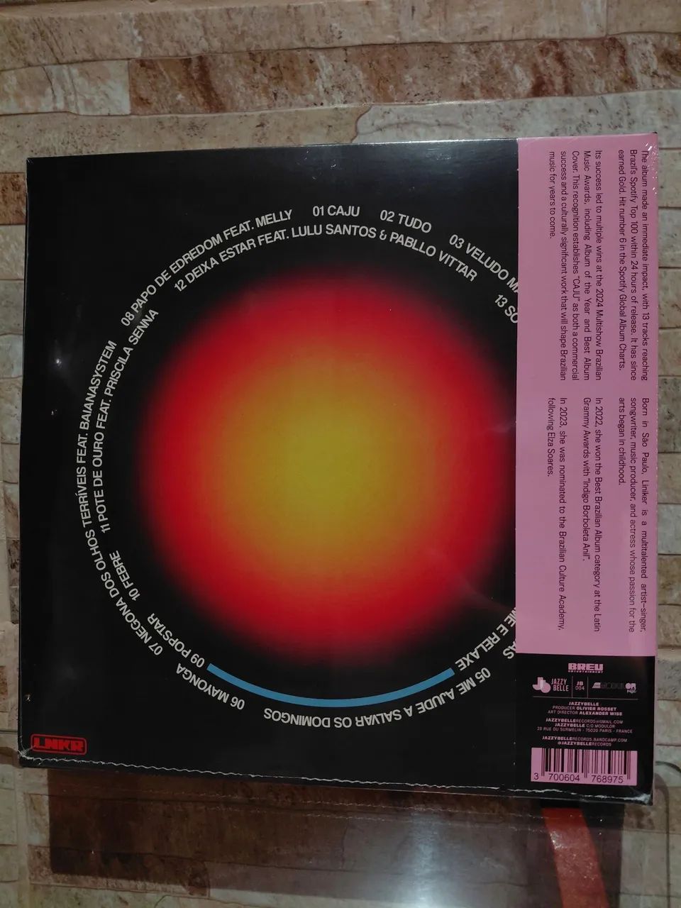 Vinil Liniker Caju (importado) - Foto 2